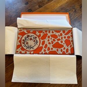 Hermes Shawl La Danse des Amazones Vieux Rose/ Gris/ Blanc Cashmere Scarf